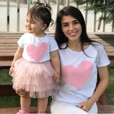 Pink Heart Mommy-Daughter | Wansa Chicy Boutique
