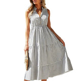 Striped Shirt Dress | Star Chicy Boutique Grey L