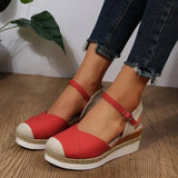 Wedge Sandals | Motek Chicy Boutique Red 43