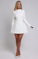 Elegant Backless Mini Dress | Mozision Chicy Boutique