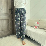 Hello Kitty Pants Pajama Coral Velvet | Mars Chicy Boutique Gray M(38)