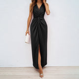 High Waist Split Solid | Kami Chicy Boutique Black M United States