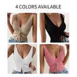 Drawstring Front Ribbed Knit | Likke Chicy Boutique