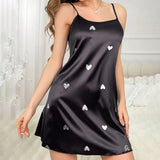 Floral Satin Mini Nightgown – Sleeveless & Silky | Yaeli Chicy Boutique
