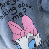Fashion Cartoon Denim Jacket | Twirl Chicy Boutique