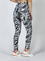 Sexy High Waist Leggings | Silque Chicy Boutique PD48 Ink leopard L