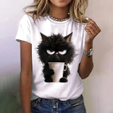 Casual Harajuku Cute | Mad Chicy Boutique White XXL