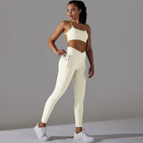 Leggings set With Pockets | Sola Chicy Boutique Beige Grey M