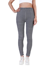 Plaid High Waist Leggings | PlaidFit Chicy Boutique