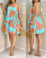 Backless Dress | Noa Chicy Boutique Sky Blue XL