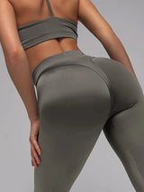 Black Scrunch Butt Yoga Leggings | GlutiFlex Chicy Boutique
