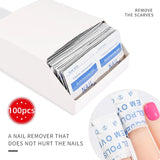 100Pcs/Pack Gel Nail Polish Remover Wraps Chicy Boutique TR12B(100pcs)