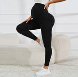 Maternity Leggings Leggings | ZephyrLegs Chicy Boutique black M