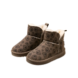 Girls' Ankle Boots with Fleece | Bootlings Chicy Boutique khaki 25