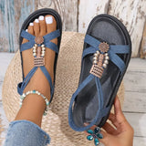 Beaded Mid Heels Sandlas | Imbar Chicy Boutique