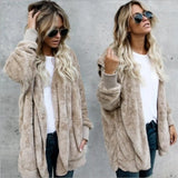 Double Fleece Cardigan Jacket | Chilluxe Chicy Boutique