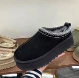 Sheepskin Leather Fur Boots | FurSteps Chicy Boutique Black 1 38