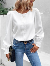 Elegant Long Sleeved Round Neck | Auburn Chicy Boutique