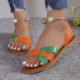 Slip on Colorful Sandals | Merav Chicy Boutique Orange 36