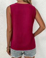 Vest Simple Solid Color | Yasha Chicy Boutique