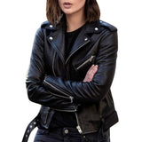 Female Moto Biker Jacket | Nuli Chicy Boutique black M