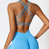 V Back Legging Gym Set | Livra Chicy Boutique Blue 2 S