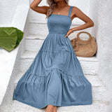 Slim Swing Dress | May Chicy Boutique Light Blue L CHINA