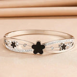 Wedding party grass bracelet | Radiance Chicy Boutique Silver Black