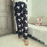 Hello Kitty Pants Pajama Coral Velvet | Mars Chicy Boutique