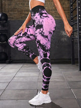 Tie-Dye Seamless High-Waist Leggings, Sculpt & Style | FlexDye Chicy Boutique