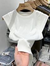 Crop Top Spring Tee | Lush Chicy Boutique White XL