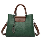 3 Layers Shoulder Crossbody | Femme Chicy Boutique Green