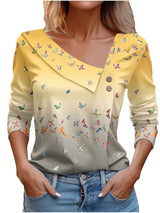 Long Sleeve Top White-Pink | Pixie Chicy Boutique