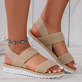 Shoelace flat sandals | Gina Chicy Boutique