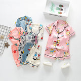 Mickey Mouse Silk Satin Short Sleeve+Shorts | Katani Chicy Boutique