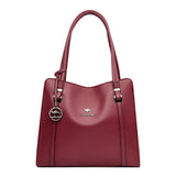 3 Layers Shoulder Crossbody | Femme Chicy Boutique Burgundy 1