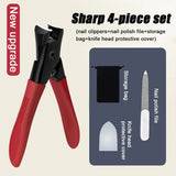 Thick Hard Nail Trimmer | Tami Chicy Boutique 4PCS Red