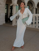 Sexy See-Through Hollow-Out Beach Knitwear | Mermaid Chicy Boutique