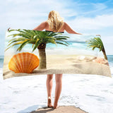 Coconut Tree Beach Sand Towel | Astrid Chicy Boutique