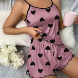 Summer Cami & Shorts Pajama Set | Sorella Chicy Boutique PURPLE L