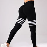 Butt-Lifting V-Back Leggings – Sculpt & Elevate 🍑 | Zyvora Chicy Boutique black S