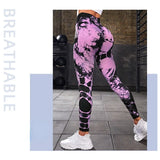 Tie-Dye Seamless High-Waist Leggings, Sculpt & Style | FlexDye Chicy Boutique