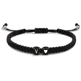 Heart Love Couple Braided Bracelet | Whisper Chicy Boutique V Love