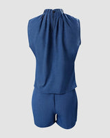 Sleeveless Tank Top and Shorts Set | Lilo Chicy Boutique