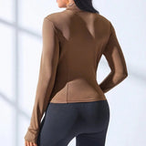 Yoga Coat Short Sports Jacket | Juicy Chicy Boutique
