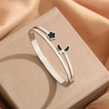 Wedding party grass bracelet | Radiance Chicy Boutique Silver Butterfly