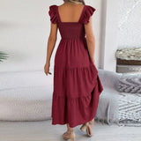 Long Skirt With Vestidos De Fiesta | FIesta Chicy Boutique Red L CHINA