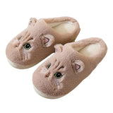 Fluffy Cat Slippers, Cozy Winter Plush Slides | Fluffcat Chicy Boutique