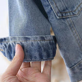 Fashion Cartoon Denim Jacket | Twirl Chicy Boutique