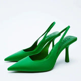 Pointed Toe High Heels | Shpitz Chicy Boutique green 36